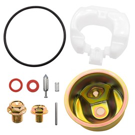JA&MIU GX240 Carburetor Kit Compatible with Honda GX270 GX340 GX390,Gaskets Bolt Washer,Needle Bowl Float Gasket Seal Pin,Gaskets Bolt Washer