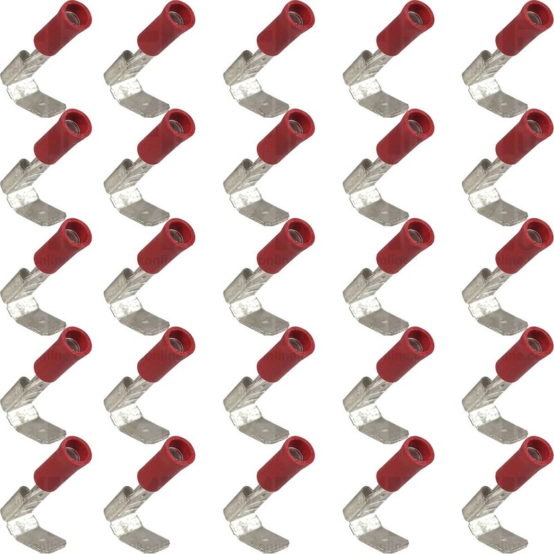 APUK 25 Piggy Back Red 6.3mm Spade Terminals Replacement for