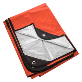Survival Blanket Reusable | Insulated Blanket for Car Travel | Reflective Tarp 59x83 Inch for Camping Hiking, Car Travel Survival Gear
