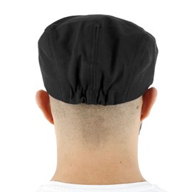 TOSKATOK Brushed Cotton Flat Cap-Black