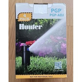Hunter RTPGP-ADJB30-X4 Rotary PGP Gear-Drive Rotor Sprinkler, 3GPM Nozzle Pro, 4