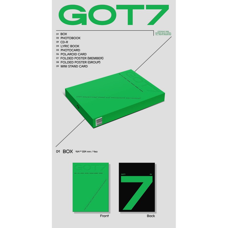 GOT7 - GOT7 Mini Album + Extra Photocards Set (Random
