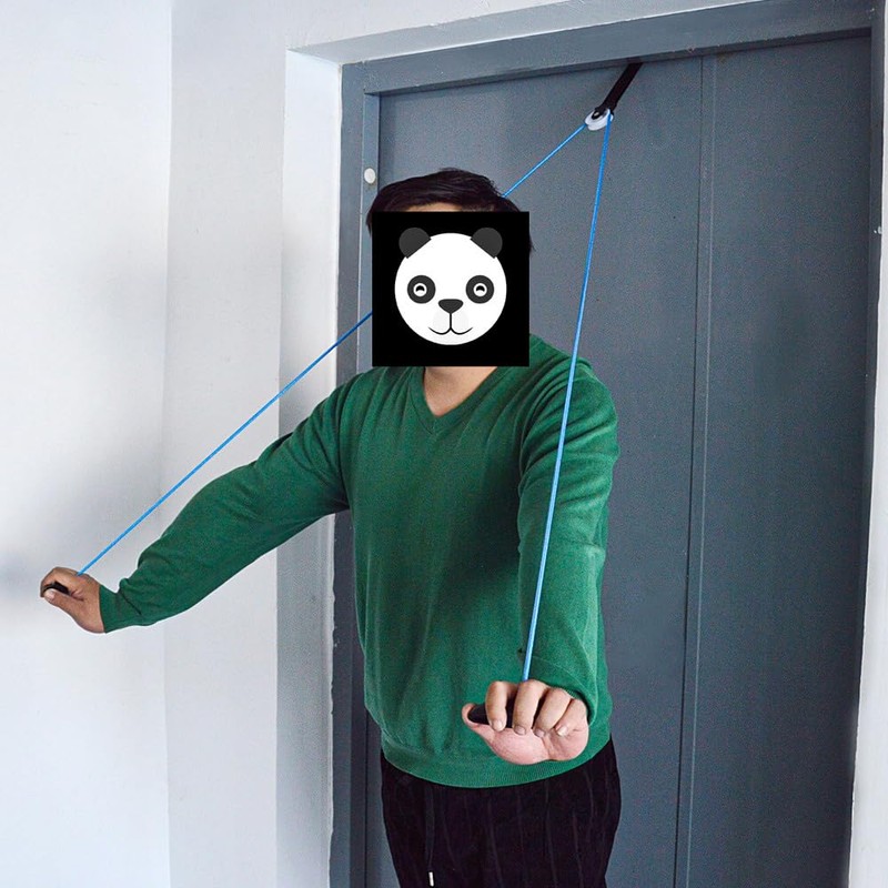 ANCLLO Shoulder Pulley Over The Door Physiotherapy Arm Exercise System