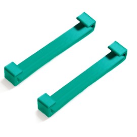 splash n color A50 Support Brace Clamps Upgrade for Cushion - Enhance Your Headphone Comfort with Durable and Secure Fit - Compatible with Astro A50 Gen. 4 and Mod Kit - 2 Pack (Flexible, Green)
