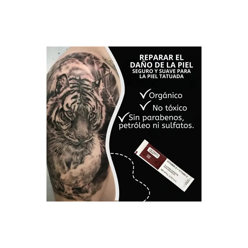 T Tcrema Hidratante Tatuaje Vitamina A Y D Microblading 120pz