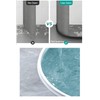3.5" High Collapsible Shower Threshold Water Dam 98"Shower Water Splash