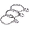 Metal One Line Curtain Rings with Eyelets with Inner Diameter