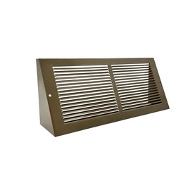 Hart & Cooley Extended Depth Triangular Baseboard Grill - 14 x 6 Duct Opening (Golden Sand)