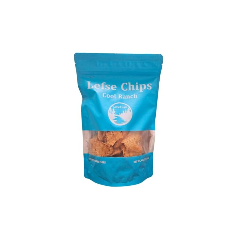 Cool Ranch Lefse Chips, 4oz (Pack of 2)