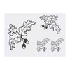 4 x 'Acorns & Leaves' Temporary Tattoos - Water Resistant,