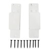 2PCS Door Barricade Brackets Open Bar Holder Carbon Steel Easy