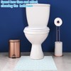 Tinideya 100 Pcs Disposable Toilet Commode Mat U Shaped Deodorizing