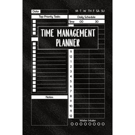 Time Management Planner: Daily Tasks Organizer, Time Blocking Notepad, & Hourly To-Do List Notebook Undated to Track Schedule, Boost Productivity & Timeboxing with 30 Minute Interval