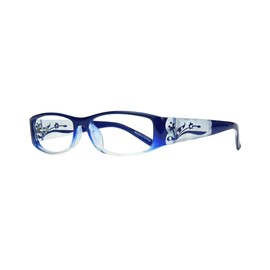 EYEBOGO Kaylee Fashion Reading Glasses for Women, Women's Ladies Classy Comfortable Readers (Blue, 2.50)