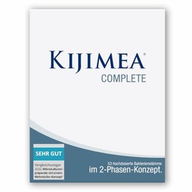 Kijimea Complete | 90+ Day Program with 2-Phase Concept | High Dose Gut Bacteria & 53 Bacterial Strains from the Intestinal Flora | Start with 150 Billion CFU per Day | Lactose-free & Gluten-Free