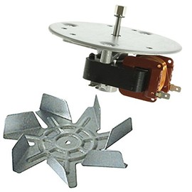 SPARES2GO Fan Blade and Motor Unit for Britannia 1G40610 Oven/Cooker