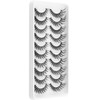 Clear Band False Eyelashes, D Curl, Russian Stripes, False Eyelashes,