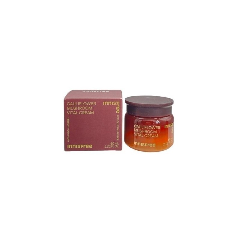 1+1 Innisfree Flower Mushroom Vital Cream 60ml / 1+1 이니스프리