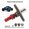 91T Slipper Gear Set Differential Upgrade Parts Metal Gear Assembly