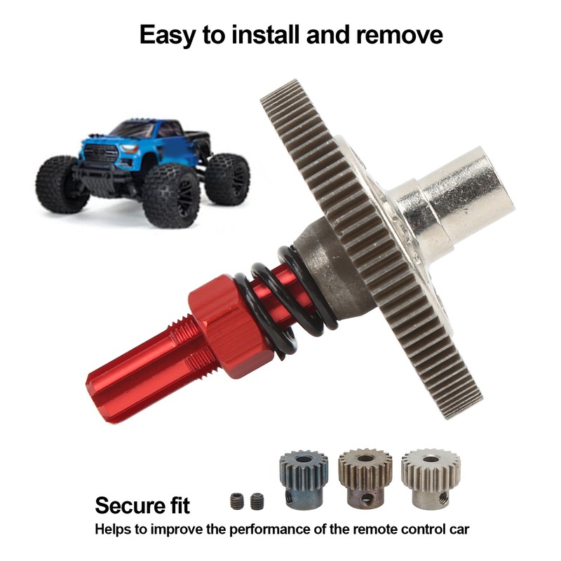 91T Slipper Gear Set Differential Upgrade Parts Metal Gear Assembly