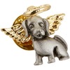 Dog Angel Memorial Lapel Pin, Bereavement and Sympathy Gift for