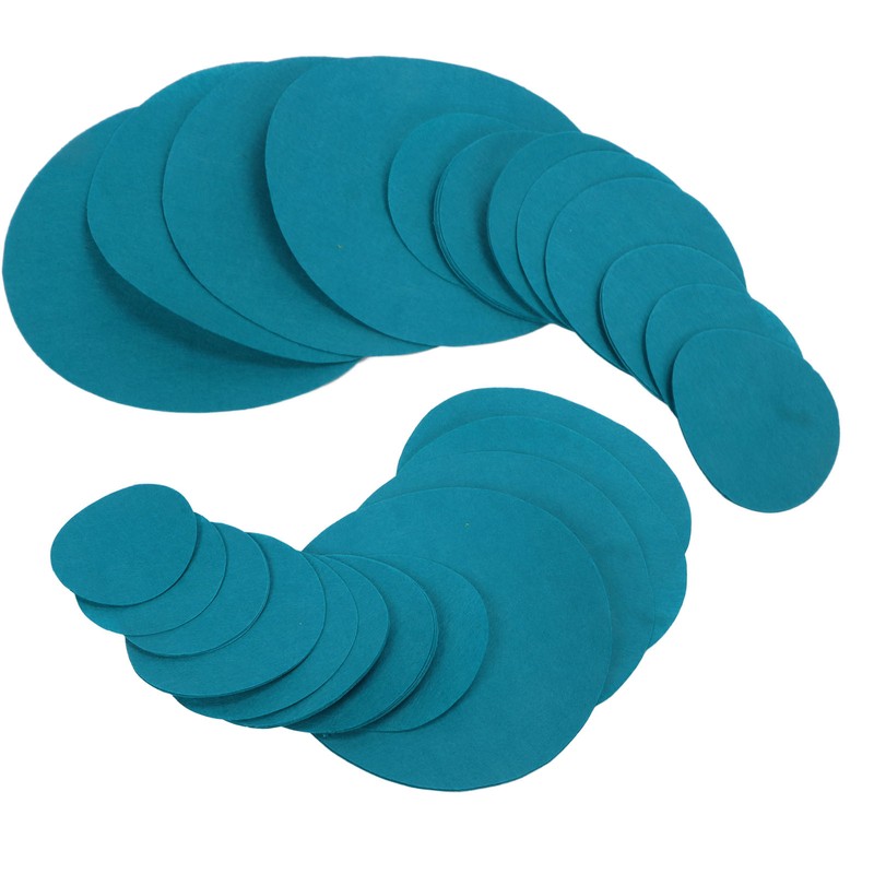 48Pcs Felt Plate Dividers 3 Sizes Thick Soft Washable Foldable