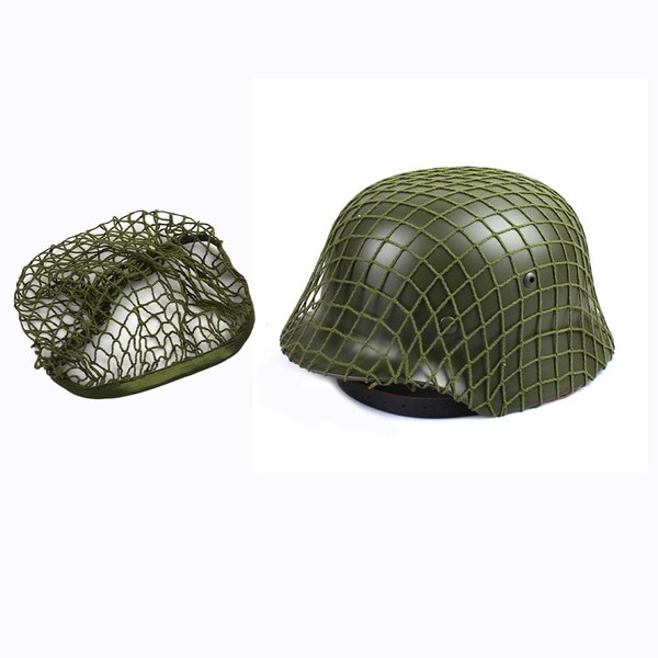 Tactics Airsoft Helmet Net Cover, Army Green Camouflage Net Cover