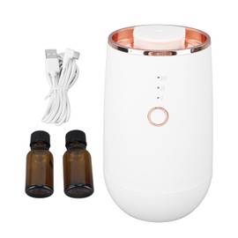 Car Fragrance Machine Non Slip White 5V 2000mAh USB Portable Essential Oil Diffuser for Bedroom