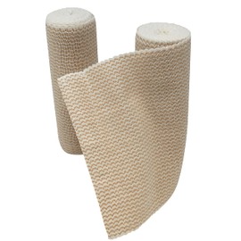 ExL Body Performance Elastic Bandage with Self-Closure (6 Inch Wide) (Cotton - 15 Feet Long) - Pack of 2