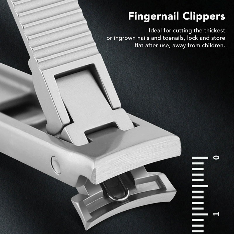 ArborGlow Ultra Sharp Nail Clippers - Stainless Steel Fingernail &