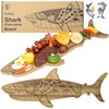 PUICIO Shark Charcuterie Board Shark Couchie Acacia wood Board,Christams Kitchen
