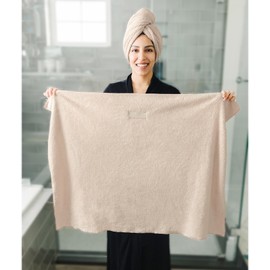 ROLSHOL 2 Packs Large Microfiber Hair Towels for Women, Super Absorbent & Quick Dry Hair Towel Wrap for Curly Hair Long & Short Hair- Anti-Frizz Hair Turbans for Wet Hair (Mauve & Clay)