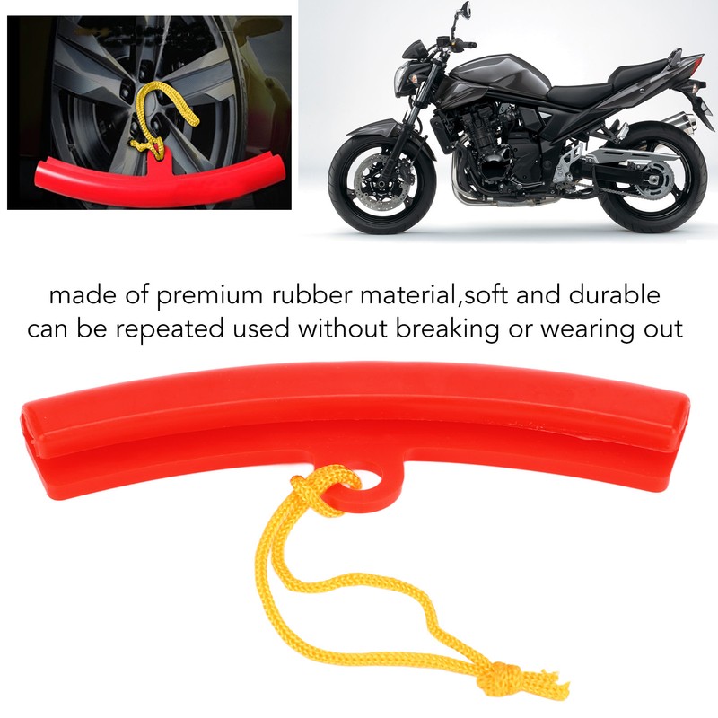 5 Pcs Tire Changer Guard Red Rubber Tire Rim Protector