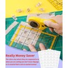 Non Slip Grips for Quilting Rulers Quilt Templates, Birllaid Non-Slip