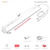 Tonlesm 24 Inch Under Cabinet Lighting Plug in, 14W 120V