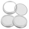 Operitacx Mason Jars Lids Sprouting Jar Kit Fine Mesh Screen