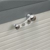 AutoLöc Power Accessories Brushed Billet Aluminum Maltese Cross Car Window