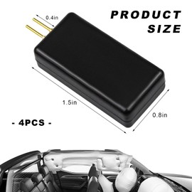 MUQIDA 4 PCS Car SRS Airbag Simulator Tester, Airbag Bypass Resistor Automotive Diagnostic Tool for Finding Faults, Universal SRS Scanner Inspection Tool for SUV Truck Pickup