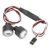 RC Headlights Aluminum Alloy Super Bright Car Headlights for 1/10