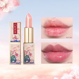 CATKIN Lip Balm Color Changing Lipstick Ultra Hydrating Lip Moistrurizer Chapstick with Vitamin E Nourishing For Cracked & Dry Lips 0.12 oz (C01 LUNA)