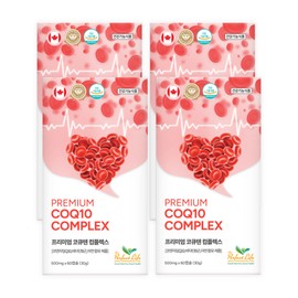 Perfect Life Premium CoQ10 Complex Coenzyme Q10 Contains Vitamin B Group Zinc, 60 Tablets, 4 Pieces / 퍼펙트라이프 프리미엄 코큐텐 컴플렉스  코엔자임Q10 비타민B군 아연 함유, 60정, 4개
