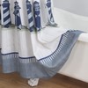 Lighthouse Shower Curtain,Blue Gray and White Coastal Nautical Shower Curtains