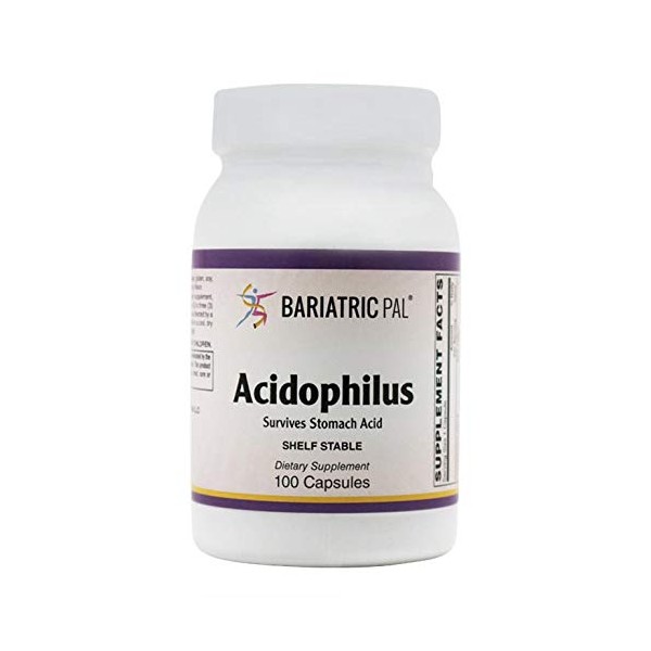 BariatricPal Probiotic Acidophilus - 500 Million CFU Capsules (100 Capsules)