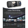Dual Dash Cam FHD 1080P Front Inside Cabin Car Camera