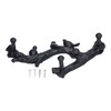 Decorative Hook Black Bird Branch Shape Three Dimensional Wall Mounted