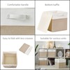 SOCOHOME Fabirc Cube Storage Boxes,25x25x25cm Foldable Storage Baskets for Organizing