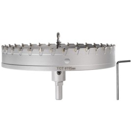 HARFINGTON Metal Hole Saw Carbide Cutter 195mm / 7.7" Dia for Stainless Steel, Metal