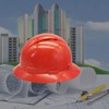 Zeluga 15-439 HDPE Full Brim Hard Hat, Construction Safety Helmet