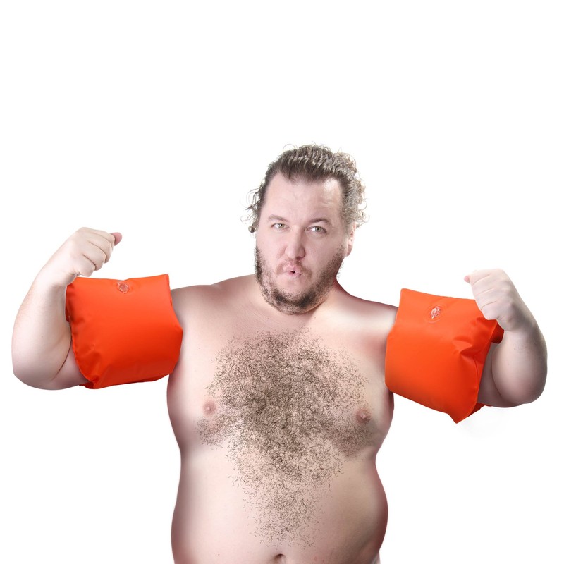 GoFloats Safety Orange Adult Water Wing Floaties - Own The