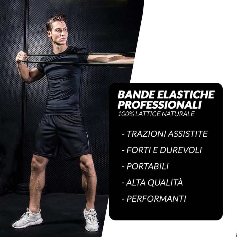 LISTHEN Elastic Resistance Bands for Muscle Up, Pull Ups, Fitness,